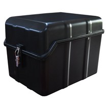 대성 강화플라스틱 공구5번 검정 무광 160L 마트전용 배달통 국산등받이포함 오토바이 탑박스 리어백 배달대행, 무광 검정