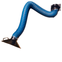 접이식 국소 배기 장치 암 자바라 후드 정화기 흡입, 벽걸이 3m(200mm)