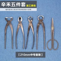 Xinhe 공 섹션 가위 구형 펜치 분재 가지 치기 특수 도구 화분 모델링 원예 전문 가위 세트, Xinhe 210mm 미디엄 5 종 세트, 상세페이지 참조, 상세페이지 참조