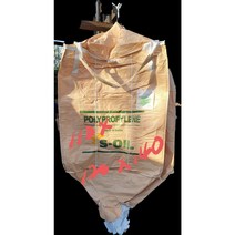 주입구 배출구 있는 1000kg 110*120*140 톤백 재활용톤백 항공마대
