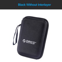HDD 도킹 스테이션 ORICO 휴대용 보호 파워 SSD 하드 디스크 카모 블루 인치 가방, China, Black, 없음, 4.Black