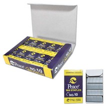 [성실한오피스] 평화 스테플러 침 심 10호 33호 1박스 스테플러심, 10호침, 1box