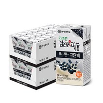 고소한 검은콩&고칼슘 고단백 두유, 48개, 190ml