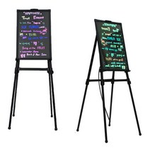 AWF482060led 배너 형광 칠판 네온 보드 카페 입간판 광고판