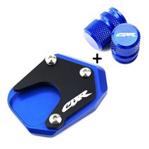 혼다 CBR650R CBR650F CBR500R 2013-오토바이 타이어 밸브 캡 킥 스탠드 발 확대기 사이드 확장 CBR 650R, A Set-Blue