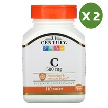 21세기 센트리 비타민C 500mg 110정 2병