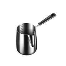 스틱 작은 우유 냄비 스테인리스 스틸 304 미니 두꺼운 수프 냄비 가정, 600ml
