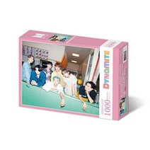 방탄소년단 굿즈 다이너마이트 직소퍼즐 1000p-핑크