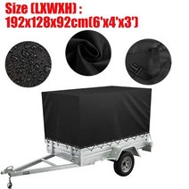 카라반 어닝텐트 카라반 텐트 어닝 600D 옥스포드 방수 안티 uv RV 캐러밴 트레일러 천막 지붕 캐노피 방, [02] 192x128x92cm