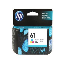 HP No.61 CH561WA CH562WA CH563WA CH564WA 프리미엄정품잉크, 정품 No.61_C_컬러잉크, 1개