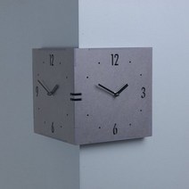 사무실시계 코너시계(Big) 그레이(Coner Big Gray), 왈가닥 네이버 본상품선택