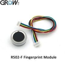 지문인식도어락 무타공 R502-F 방수 DC3.3V UART 작은 라운드 링 RGB LED Capacitve 지문 센서 모듈 액세스, 01 R502-F