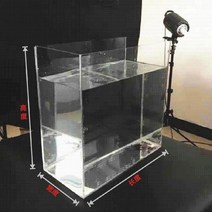 촬영소품 아크릴 수조 특수촬영 물 어항 수족관 업소용 투명수조, 심층수는길이40cm높이20cm