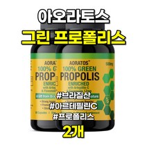 아오라토스 브라질 그린 프로폴리스 플라보노이드 60캡슐 2팩