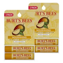버츠비 너리싱 립 밤, Mango Butter, 4개입
