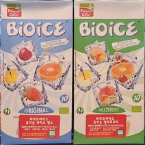 Bioice 바이오아이스 400ml (40ml X 10개) / 유기농 아이스 팝스 유기농 멀티후르티 / 2종 택1 / 이태리, 2.유기농 멀티후르티