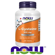 나우푸드 L- 시스테인 500 mg 100정, L시스테인 500 mg 100정