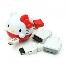 세이와 헬로키티 멀티 USB 핸드폰 충전기스마트폰충전기/핸드폰충전기/USB충전기/아이폰충전기/닌텐도충전기/배터리충전기