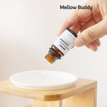 멜로우버디 천연 아로마 라벤더 티트리 페퍼민트 에센셜 오일, 1개