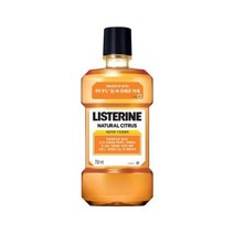리스테린 내추럴 시트러스 구강청결제, 750ml, 4개