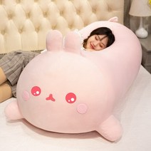 LongFatoys안고자는 긴 쿠션 말랑 베개 바디필로우 대형 인형 14+, 돼지 B_50cm
