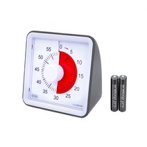2세대 무소음 타임타이머, 그레이, 2개