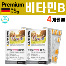 비타민B 비타민비 비타민B군 비타민 B1 B2 B6 B12 비오틴 엽산 판토텐산 칼슘 나이아신 음식 영양제 소비톨 바이타민 바이오틴 결정셀룰로스, 2개x60정