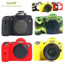 카메라가방 dslr 백팩 크로스 소프트 실리콘 스킨 케이스 보호 커버 DSLR 카메라 가방 캐논 EOS R7 R6 R5, For EOS 80D Black