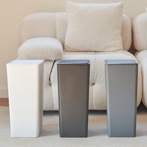 꿈꾸는 나래 다용도 슬림 모던블록 원터치 10L 20 L 휴지통, 슬림 모던블록 원터치 20 L, 화이트