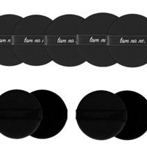 TAM NA NE 엣지 블랙 에어쿠션 퍼프 20개입 [1p개별포장] 프리미엄, 10개 [1p개별포장]