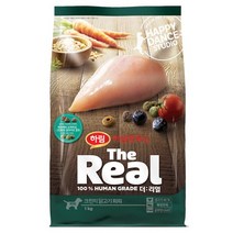 하림펫푸드 더리얼 그레인프리 크런치 닭고기 퍼피 강아지사료, 1.6kg
