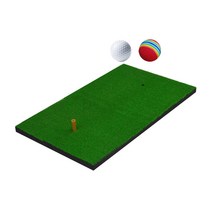 뒤뜰 골프 타격 매트 주거 연습 골프 잔디 매트 1CM 거품 패드, 고무 + 나일론, 40X70cm