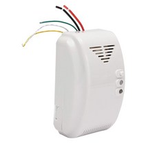 가스감지기 연기감지기 화재감지기 propane butane sensor 12v wall gas detector alarm sound light warning lpg smoke, 1-하얀