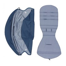 휴대용유모차 175 유모차 양산 라이너 Babyzen Yoyo 액세서리 후드 및 매트리스 세트 캐노피 커버 좌석 쿠, 07 딥 블루