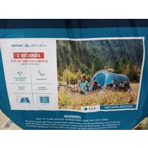 데카트론 Quechua Instant 2 Second 팝업 휴대용 Out도어 캠핑 텐트