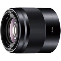 Sony 망원 고정 초점 렌즈 APSC E 50mm F1.8 OSS DSLR 카메라용 렌즈 α E마운트 SEL50F18 블랙, 단품