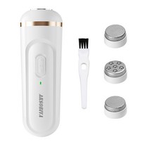 ARSOBIYA 전동 발뒤꿈치각질제거 충전식 발바닥굳은살제거기 각질관리, HE-J001 화이트