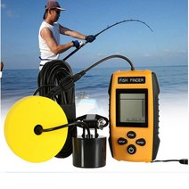 바다 민물 낚시 100m 어탐기 탐지 휴대용 어군 탐지기 소형, 어군탐기지