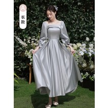 돌잔치 엄마 결혼식 약혼식 슬링 이브닝 드레스 스커트 라이트 럭셔리 하이 엔드 들러리 라이