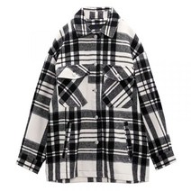 ZARA 체크 오버셔츠 아우터 루즈핏 자켓 08073275070