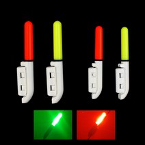 원투 입질 감지용 릴대 끝보기 전자케미 +-{ES-372_TT}-+, 대형, 그린