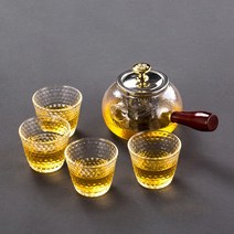 코스토프 일본식 1인용 다기 내열성 보이차 찻잔 다도 세트, Type H, 1개
