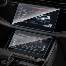 신형 아우디 Q7 액정 보호필름 네비게이션 하단 스크린 고화질, 01. 네비게이션