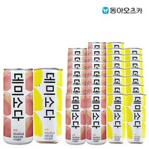 데미소다 피치&레몬 250ml X 각15개(총30개) 탄산음료 과즙탄산 탄산수 음료수 혼합음료, 30개