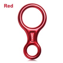 하강기 암벽 클라이밍 장비 용품 암벽 등반 8 자형 링 Abseiling 장치 35KN Descender Belay Rappelling C, 01 01
