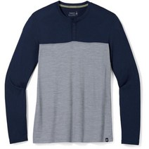 Smartwool 스마트울 긴팔 컬러블럭 헨리넥 남자