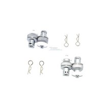 1SET TRAXXAS TRX-4 TRX4 82066-4 전술 유닛 본체 용 합금 전면 및 후면 자기 바디 마운트-TRX4201FRA RC 자동차 부품 완구, [07] grey