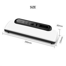 업소용진공포장기 가정용 산업용 진공포장기 자동 진공 포장기 주방 식품 프로세서 가정용 상업용 전기 보, 01 Black_01 EU 플러그