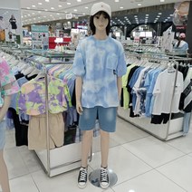 JCB 물나염 장식라벨 반팔티셔츠