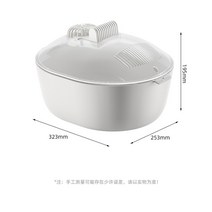 해동기 해동 유물 주방 식품 냉동 고기 빠른 해동 해동 기계 가정용 해동 장치 41, 2 - 미색(포인원 해동기), 기본 지름